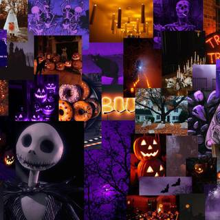 The Nightmare Before Christmas collage wallpaper