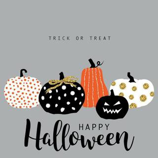 Preppy Halloween iPad wallpaper