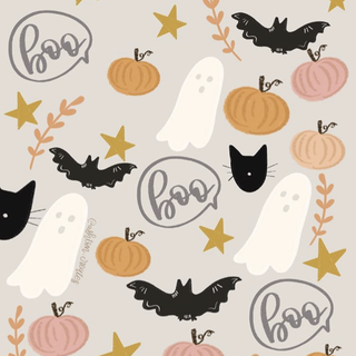 Preppy Halloween iPad wallpaper
