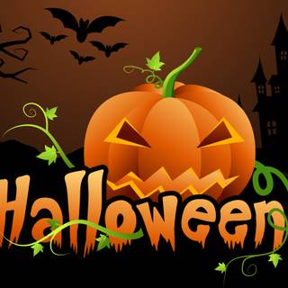 Chrome Halloween wallpaper