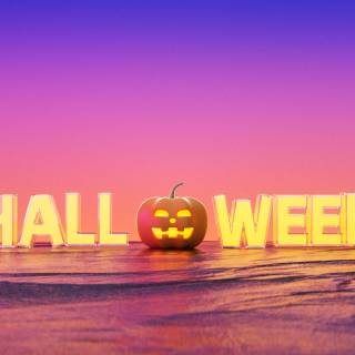 Chrome Halloween wallpaper