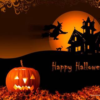 Preppy Halloween iPad wallpaper