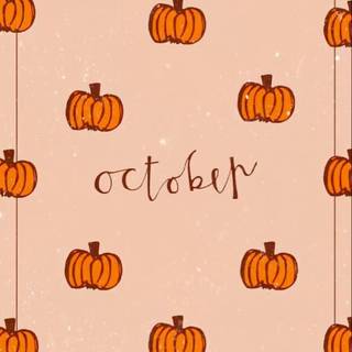 Preppy Halloween iPad wallpaper