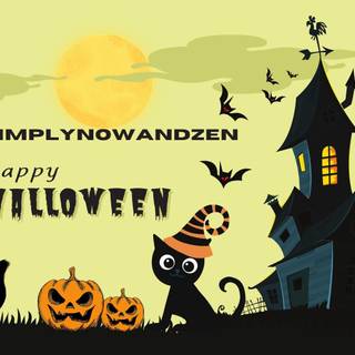 Grunge Halloween computer wallpaper