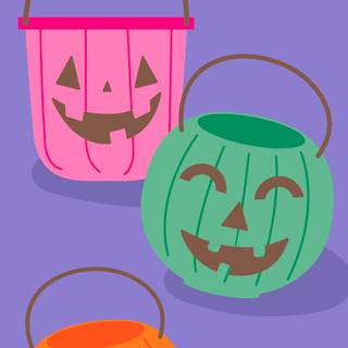 Preppy Halloween iPad wallpaper