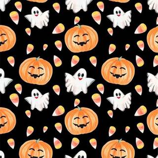 Preppy Halloween iPad wallpaper