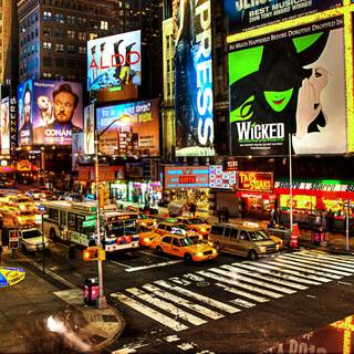 New York street 4k wallpaper