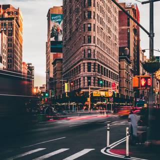 New York street 4k wallpaper