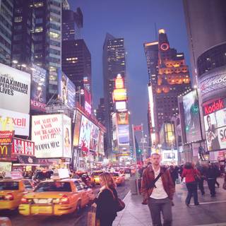 New York street 4k wallpaper