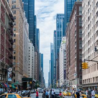 New York street 4k wallpaper