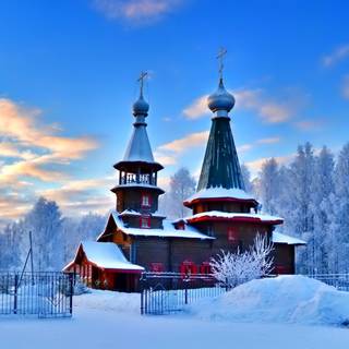 Russian winter wallpaper