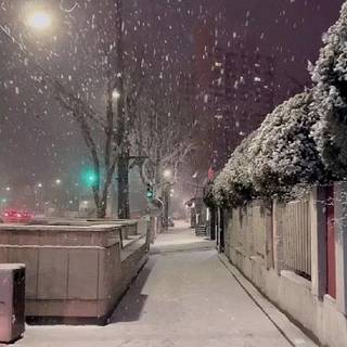 Seoul winter wallpaper