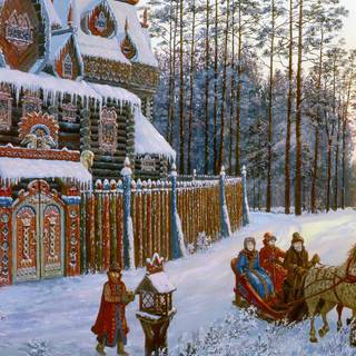 Russian winter wallpaper