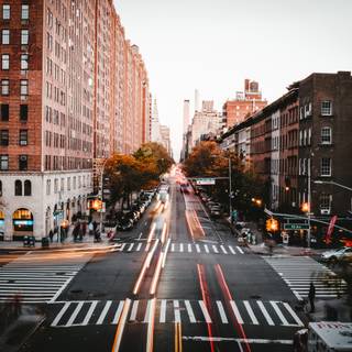 New York street 4k wallpaper