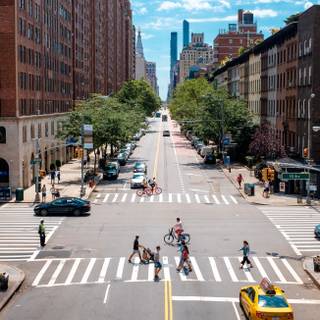 New York street 4k wallpaper