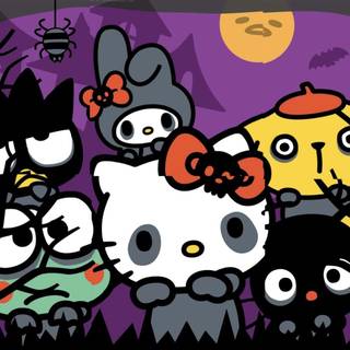 Computer Halloween Sanrio wallpaper