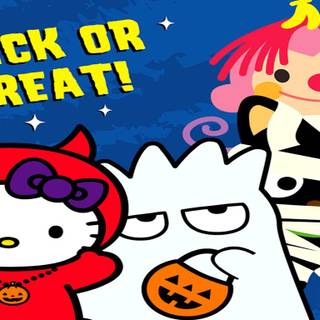 Computer Halloween Sanrio wallpaper