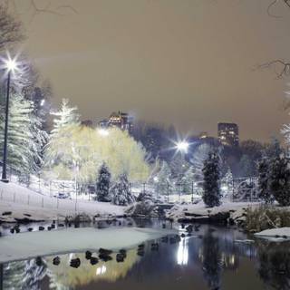 Seoul winter wallpaper