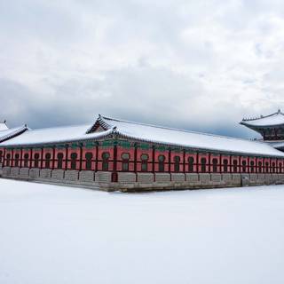 Seoul winter wallpaper