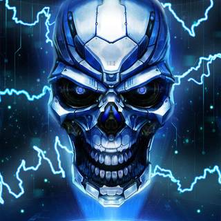 Fancy skull wallpaper