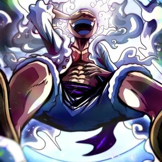 Luffy Gear 5 iPhone wallpaper