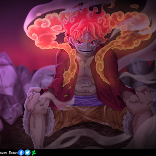 Luffy Gear 5 PC wallpaper