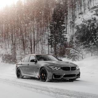 Winter BMW wallpaper