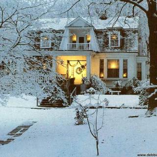 Winter England wallpaper