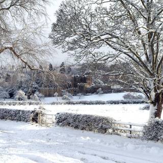 Winter England wallpaper