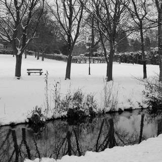 Winter England wallpaper