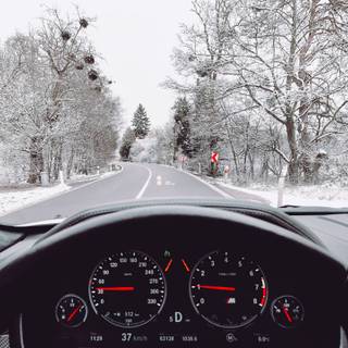 Winter BMW wallpaper