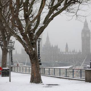 Winter England wallpaper