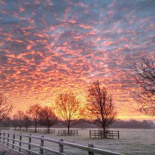 Winter England wallpaper