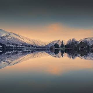 Winter England wallpaper