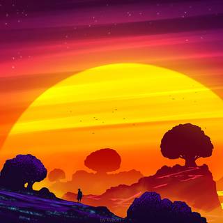 Nature art 4k wallpaper