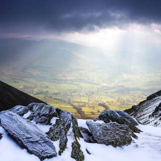 Winter England wallpaper