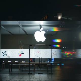 Apple logo iPhone 4k wallpaper