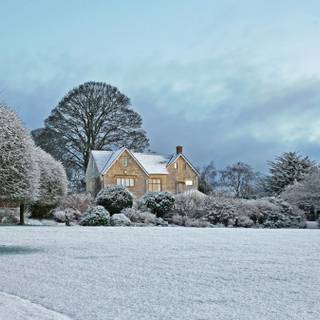 Winter England wallpaper