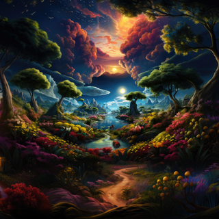 Nature art 4k wallpaper