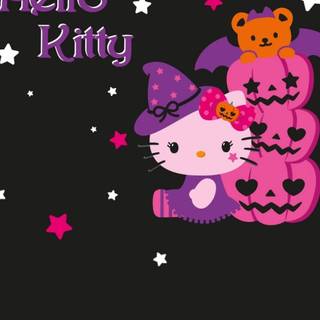 Halloween Sanrio phone wallpaper