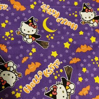 Halloween Sanrio phone wallpaper