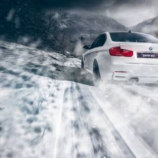 Winter BMW wallpaper