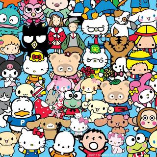 Blue Sanrio wallpaper