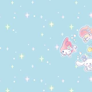 Blue Sanrio wallpaper