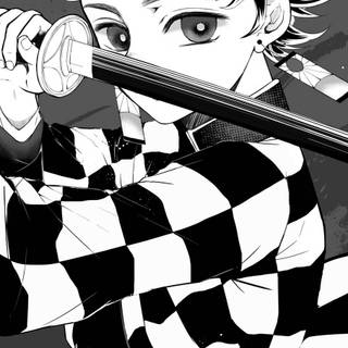 Tanjiro black wallpaper