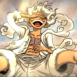 Luffy white wallpaper