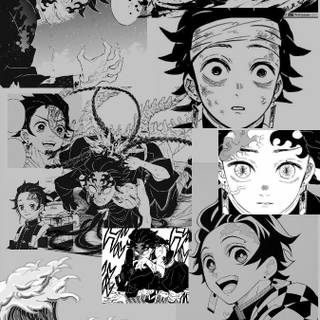 Tanjiro black wallpaper