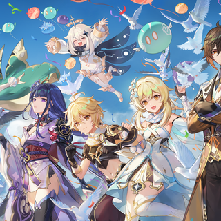 Lumine and Aether wallpaper