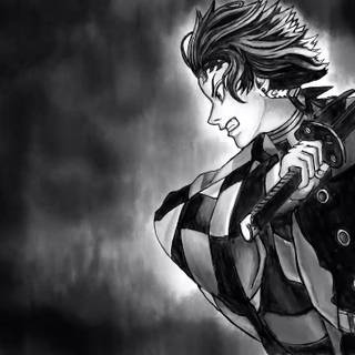 Tanjiro black wallpaper