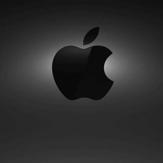 iPhone logo black and white wallpaper